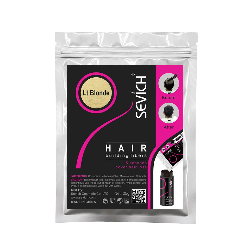 SEVICH 25g Hair Fibers Refill Bag Bald Extension Hair Growth Powder Salon Professional Hair Treatment Unisex Hair Loss Products - AliExpress 66