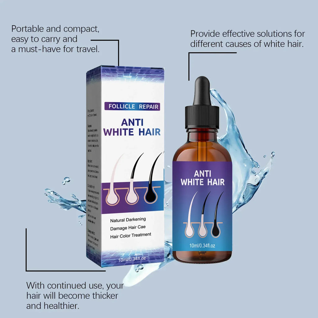 24 NEW White To Black Gray White Hair Serum Natural Color Repair Nourish Essence Anti-gray Care for Men Women - AliExpress 66