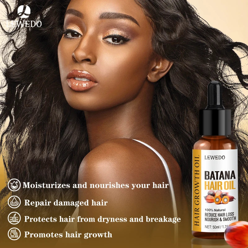 Lewedo Naturals Batana Oil Fast Hair Growth for Men Women Pure Batana Oil Nourish Shiny Hair Healthy Hair Care Anti Hair Loss - AliExpress 66