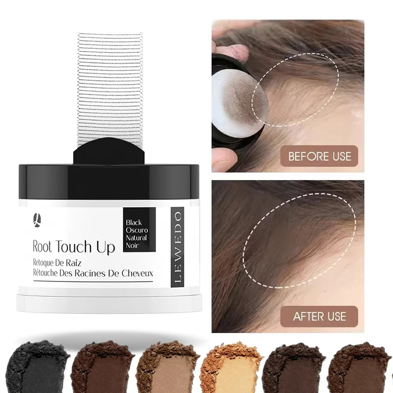 Hairline Shadow Powder Root Cover Up Instantly Conceal Hairline And Hair Root Waterproof Hairline Powder Hair Concealer Coverage