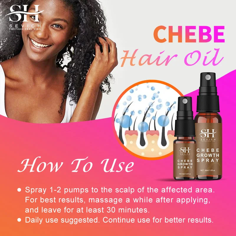 10ml Chebe Spray Fast Hair Growth Oil Hair Loss Treatment Traction Alopecia Spray Repair Damage Anti Hair Break Hair Care Spray - AliExpress 66