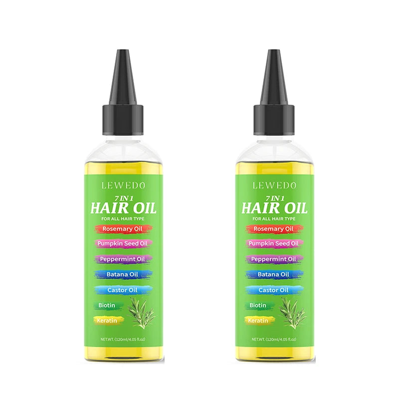 7-IN-1 Hair Oil for All Hair Types Natural Plant Oils Complex Hair Care Serum Reduces Breakage Hydration & Shine Hair Essence - AliExpress 66