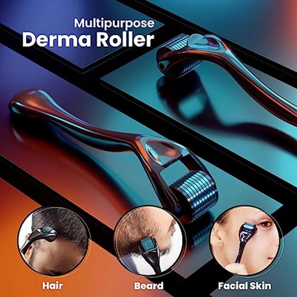 0.2-0.3 Roller Microneedle Roller Facial Skin Beard Scalp Derma Stamp Micro Needle Roller Women Man Cosmetic Beauty Instrument - AliExpress 66