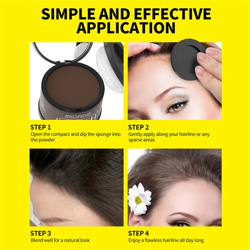 Sevich Hair Shadow Powder 13 Color Instantly Hair Line Powder Women Men Makeup Hair Concealer Natural Cover Hairline Powder