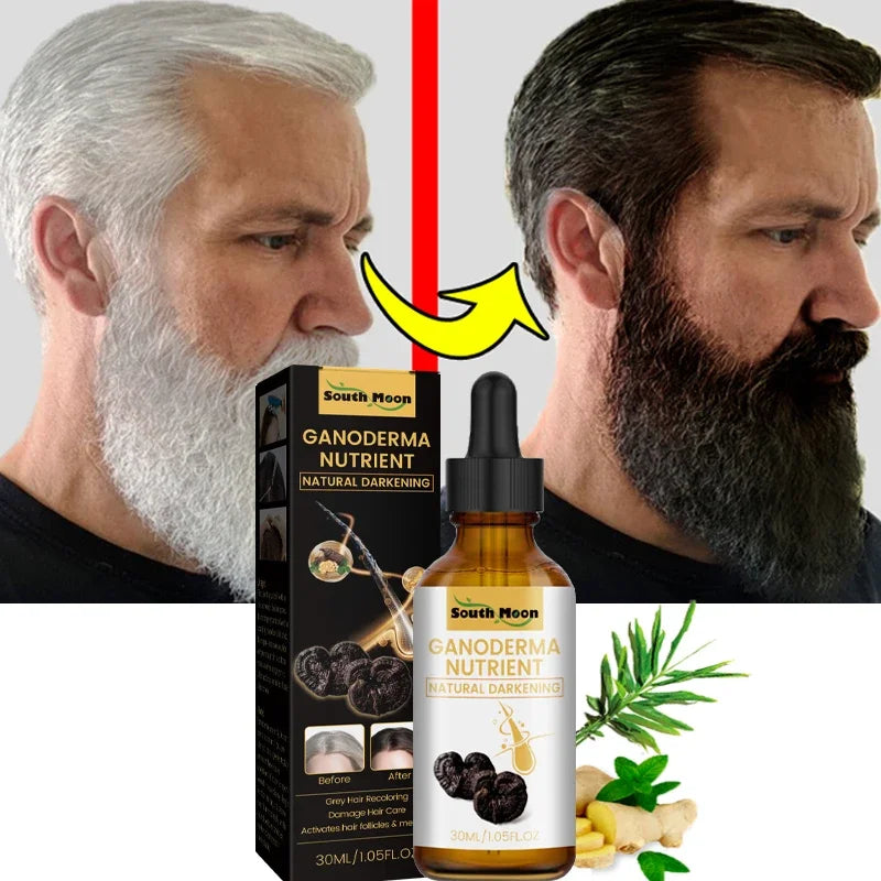 Gray White Hair Treatment Serum Liquid White To Black Natural Color Repair Nourish Products Anti Loss Hair Care for Men Women - AliExpress 66