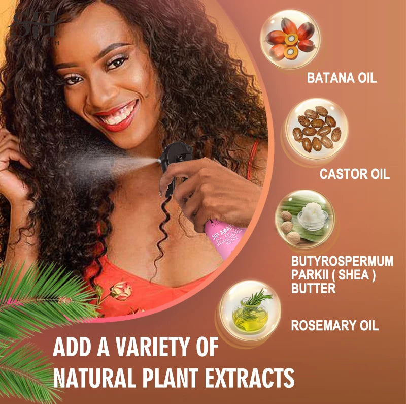 100ml Leave-In Batana Oil Hair Growth Spray Repairs Damage Restore Soft Hair Growth Spray Keratin Hair & Scalp Treatment - AliExpress 66