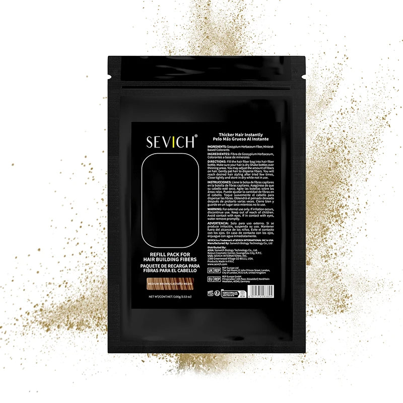 Hair Building Fibers for Fuller Hair Fiber Powders Hairline Concealer 5 Sec Quick Thickening for Sparse Areas & Styling Unisex