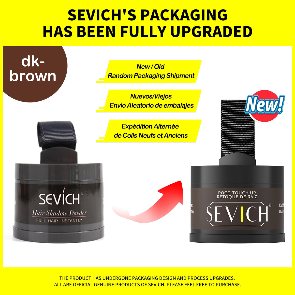 Sevich Hair Shadow Powder 13 Color Instantly Hair Line Powder Women Men Makeup Hair Concealer Natural Cover Hairline Powder