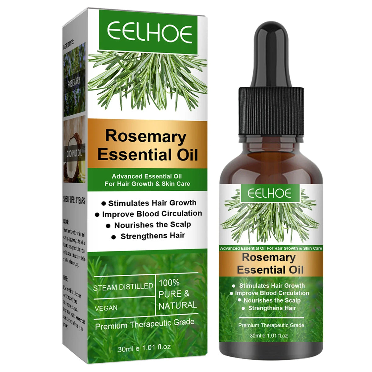 Rosemary Essential Oil Hair Growth Oils Pure Natural 30ML Hair Essential Oils For Nourish Shiny Hair Healthy - AliExpress 66