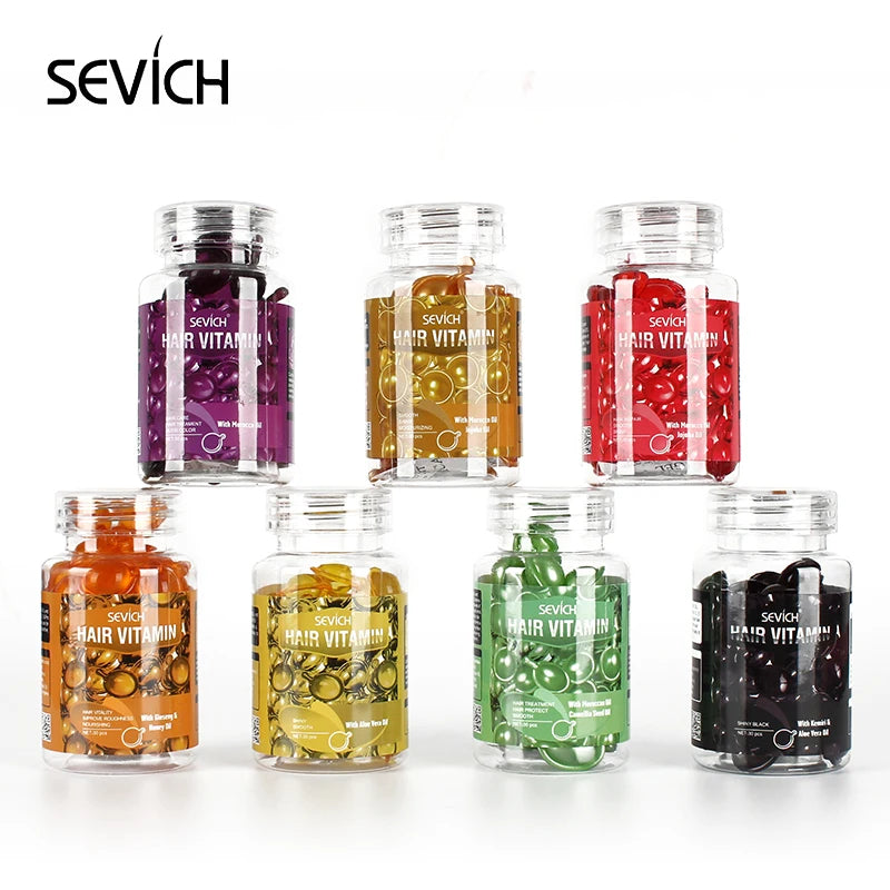 Sevich Mix Hair Vitamin Capsule Hair Treatment Oil Repair Damaged Smooth Hair Care Serum Nourishing Keratin Complex Oil - AliExpress 66