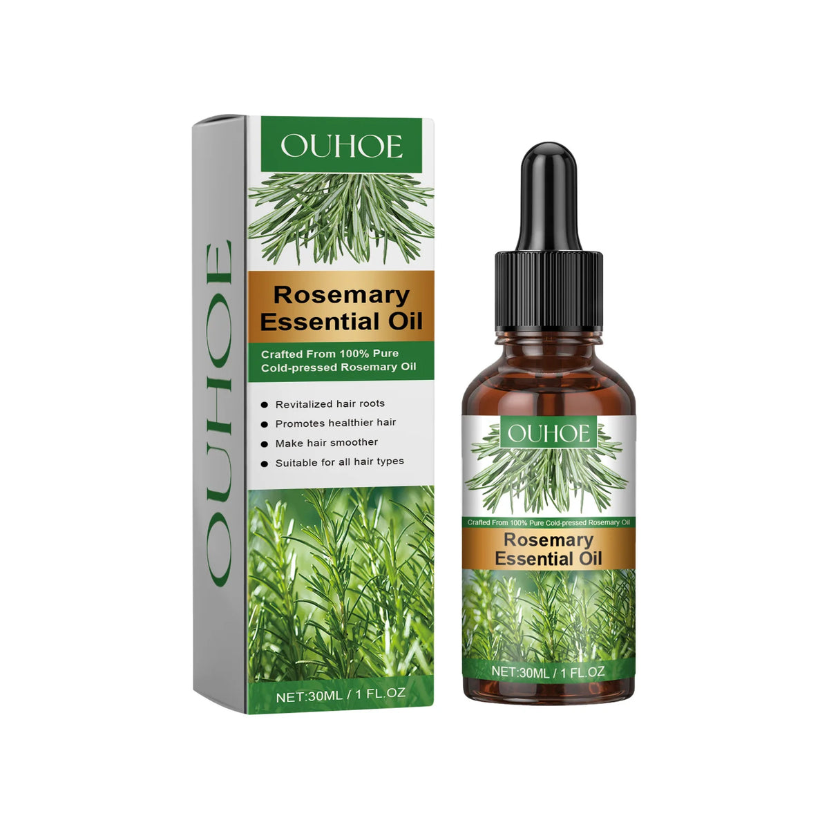 Rosemary Essential Oil Pure Natural Hair Growth Scalp Treatment Anti-Frizz Strengthening Nourish Shiny Healthy Hair Care Product - AliExpress 66