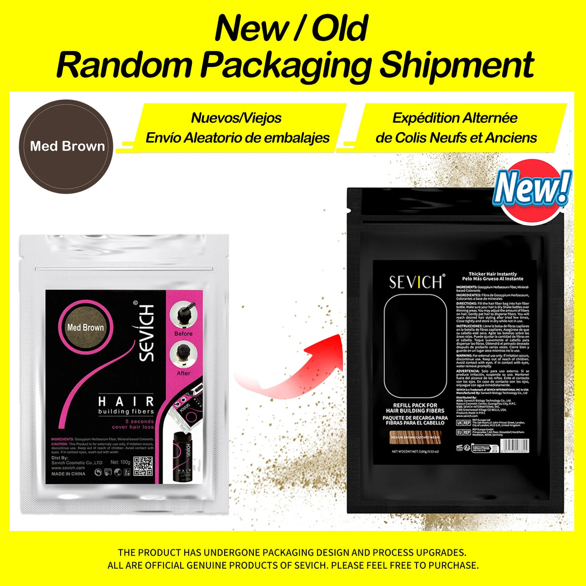 Sevich 100g Hair Fibers Refill Bag Keratin Instant Hair Growth Powder Hair Building Fiber Hair Regrowth Powder Hair Loss Product - AliExpress 66