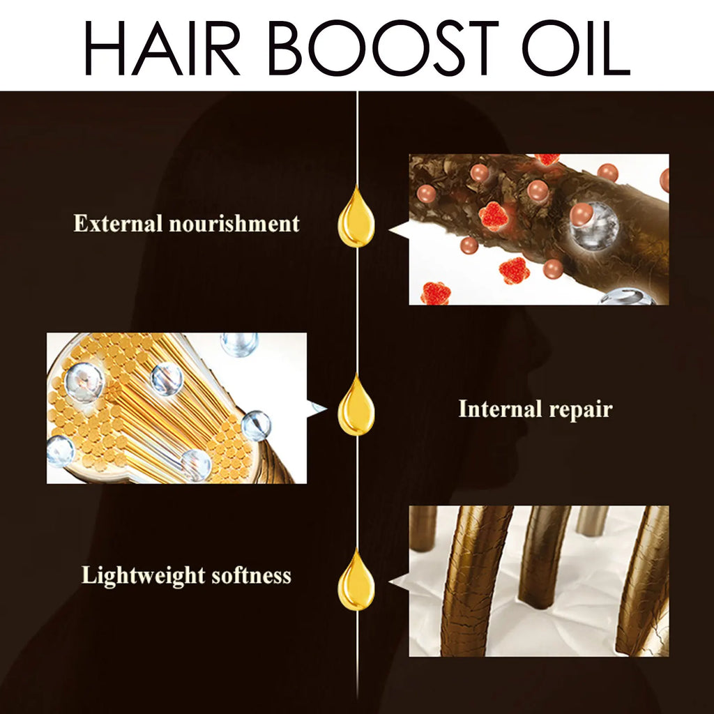 Rosemary Hair Boost Oil Strengthen Thicken Smooth Hair Improve Frizz Prevent Baldness Nourishing Scalp Repair Dense Hair Serum - AliExpress 66