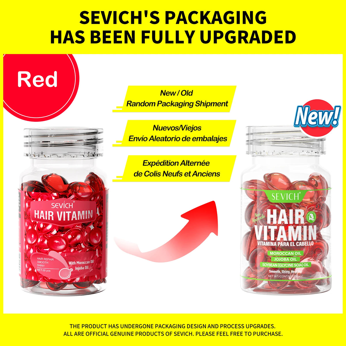Fast Moisturizing Hair Vitamin Capsule 30pcs/bottle Sevich Smoothing Silky Keratin Complex Oil Nourishing Moroccan Hair Care Oil - AliExpress 66
