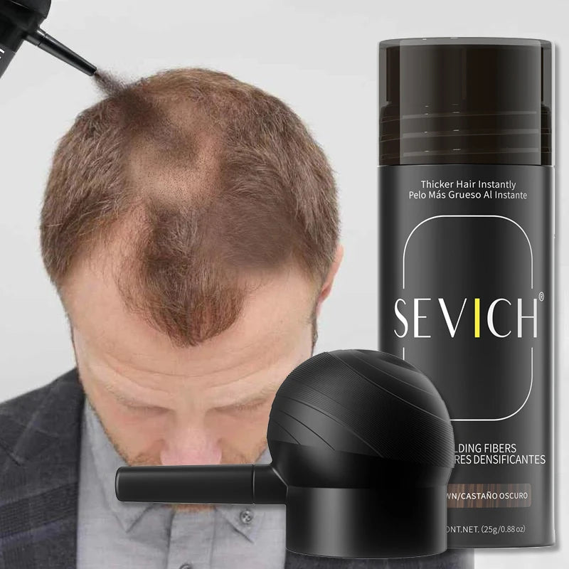 Keratin Hair Building Fiber Hair Fiber Thickening Powder Hair Fiber Spray Powder Instant Cover Bald Spots Hair Loss Applicator - AliExpress 66