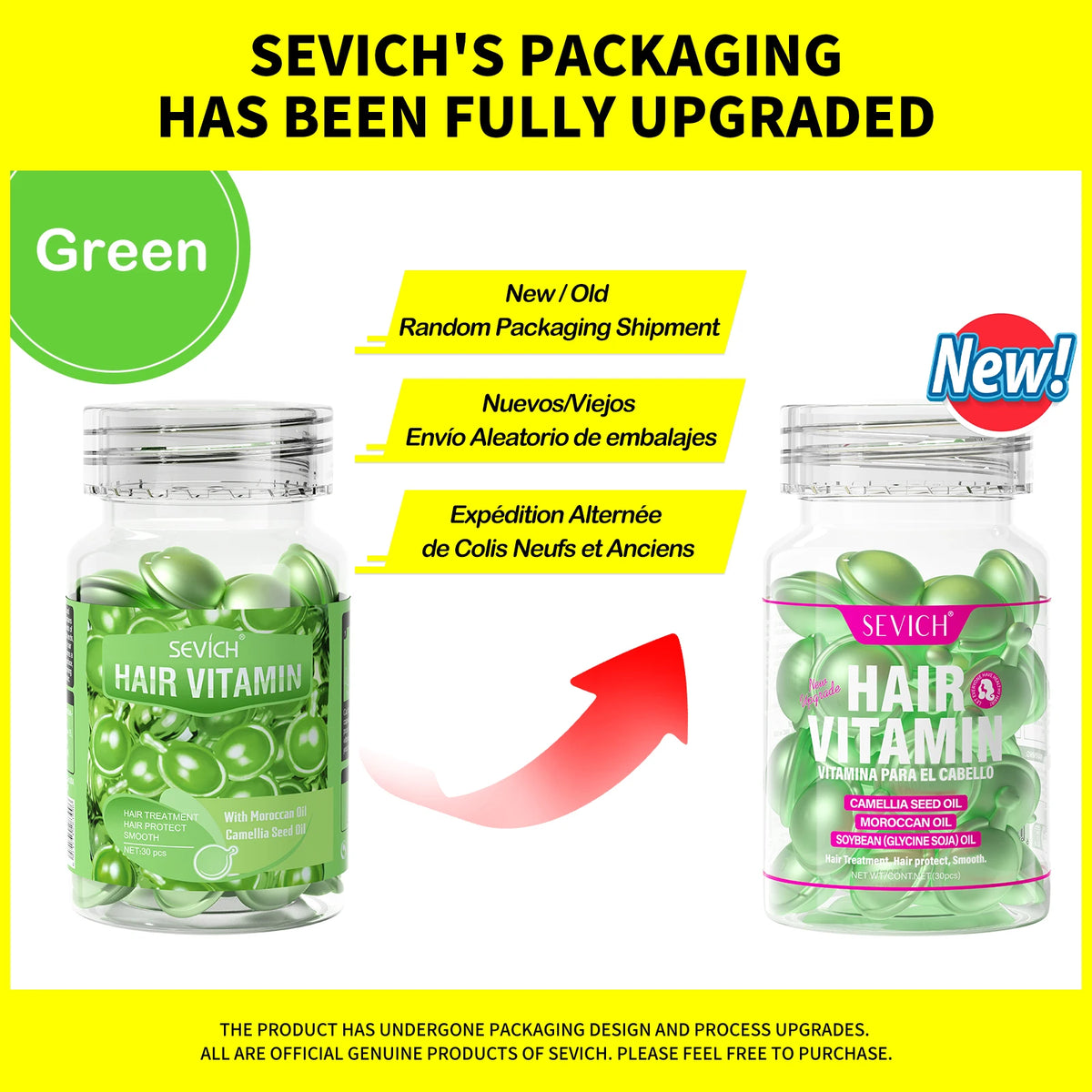 Fast Moisturizing Hair Vitamin Capsule 30pcs/bottle Sevich Smoothing Silky Keratin Complex Oil Nourishing Moroccan Hair Care Oil - AliExpress 66