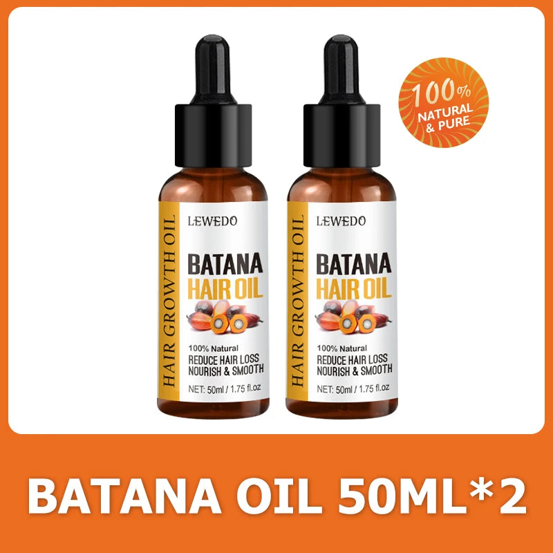 Lewedo Naturals Batana Oil Fast Hair Growth for Men Women Pure Batana Oil Nourish Shiny Hair Healthy Hair Care Anti Hair Loss - AliExpress 66