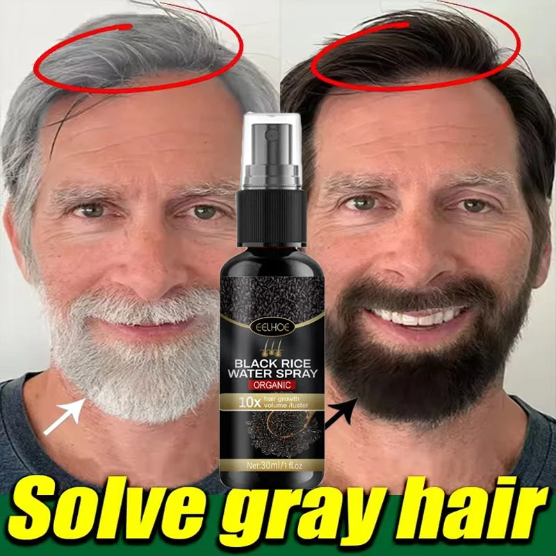 Gray to Black Hair Treatment Serum ¨C Natural Color Restore