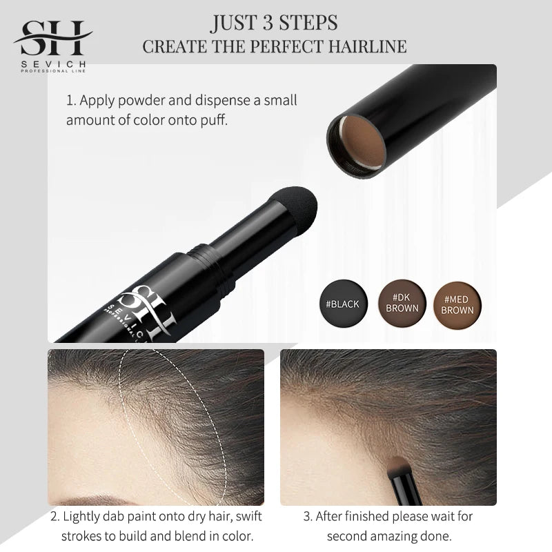 Hair Line Modified Repair Stick Pen Instantly Black Root Cover Up Natural Hair Filling Hairline Shadow Powder Hair Coverage - AliExpress 66